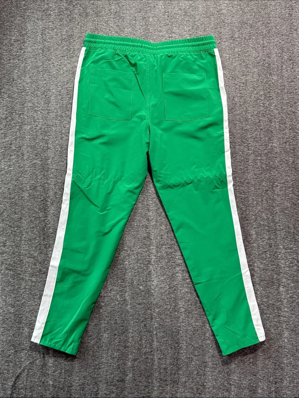 JACKSON‎ Green Side Stripe Drawstring Track Pants Size Large